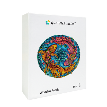 Quebra-cabeça de peixe duplo