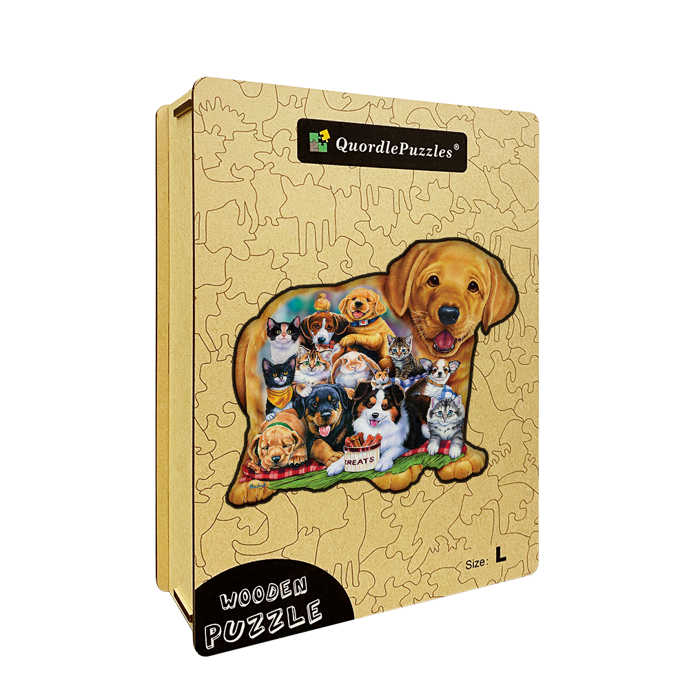 Quebra-cabeça de cães e gatos