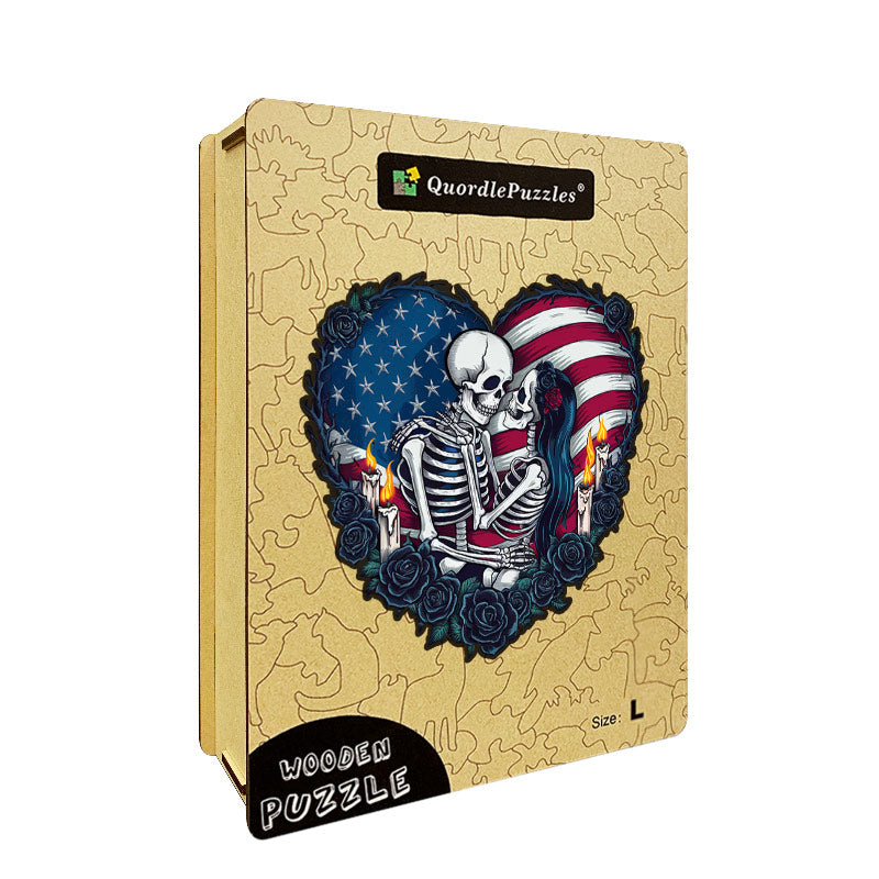 🔥Último dia 85% de desconto - bandeira americana coração gótico