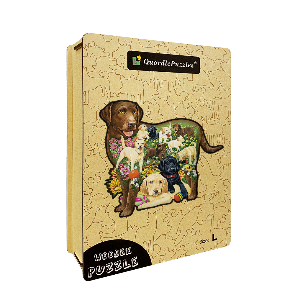 Quebra-cabeça de cachorro de gramado