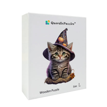 🔥Último dia 84% de desconto - gatinho fofo e abóbora de Halloween