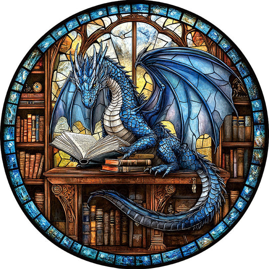 Dragão da Sabedoria na Biblioteca