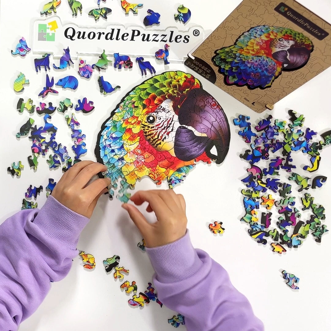 Quebra-cabeça de papagaio