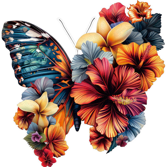 🔥Último dia 85% de desconto - borboleta com flores