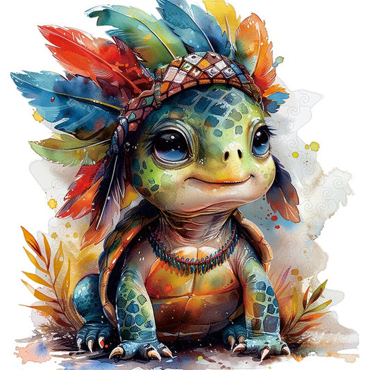 🔥Último dia 85% de desconto - tartaruga bebê colorida